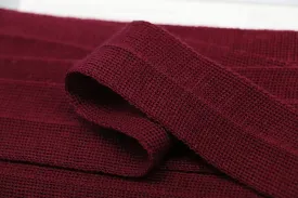 30mm Wool Binding - Raspberry Red