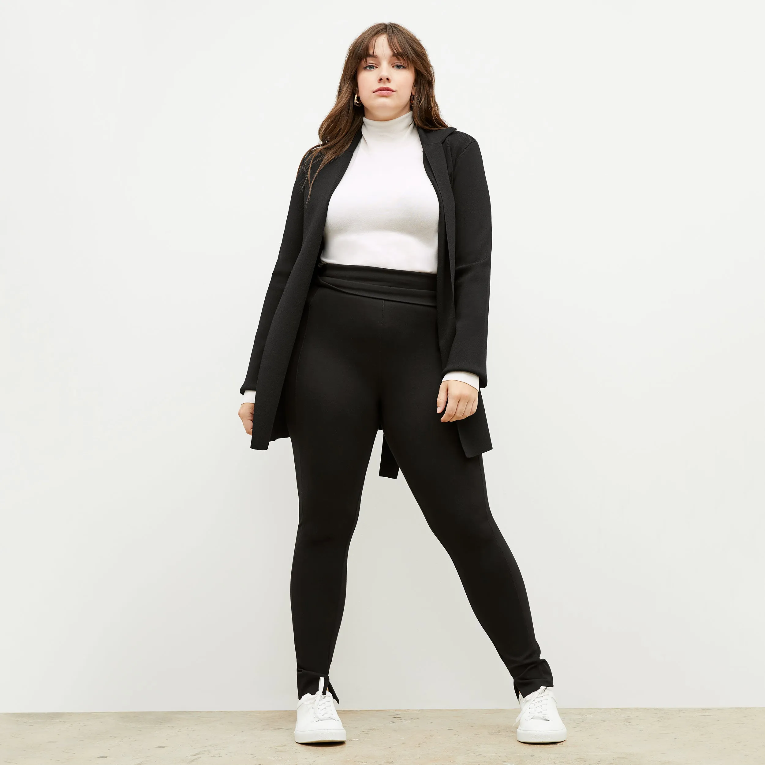 Axam Layering Turtleneck - Organic Ribbed Pima Cotton :: Ivory