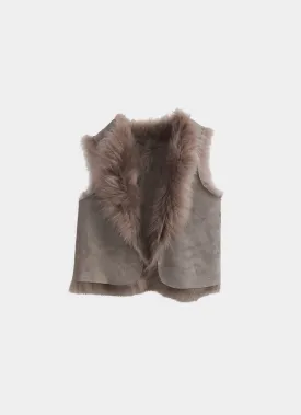 Belle Enfant Mink Shearling Gilet