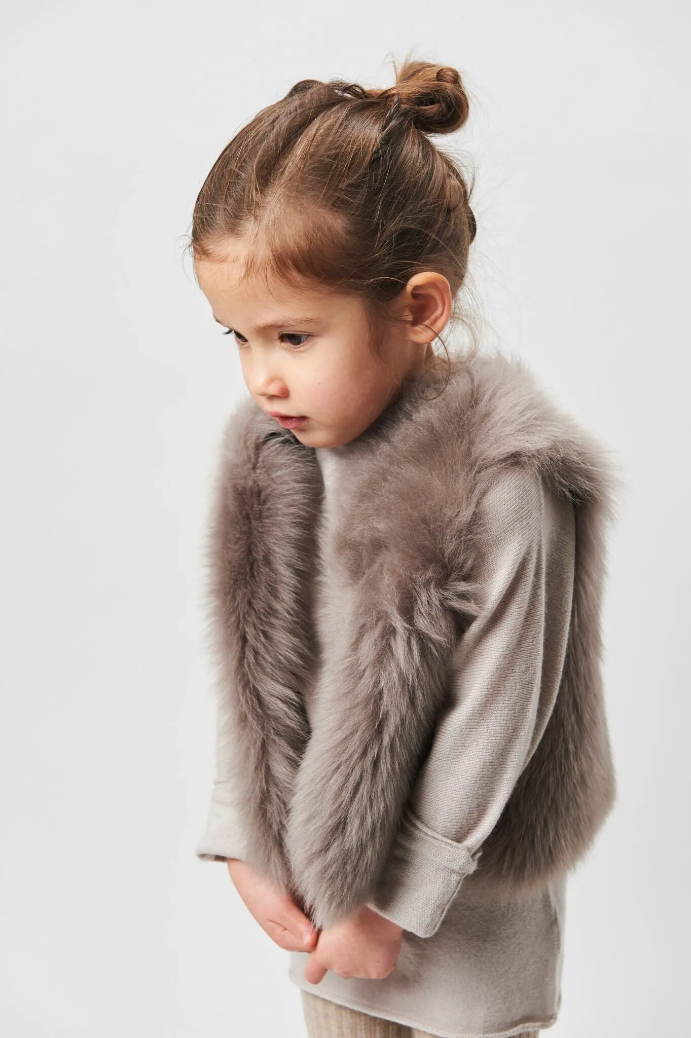 Belle Enfant Mink Shearling Gilet