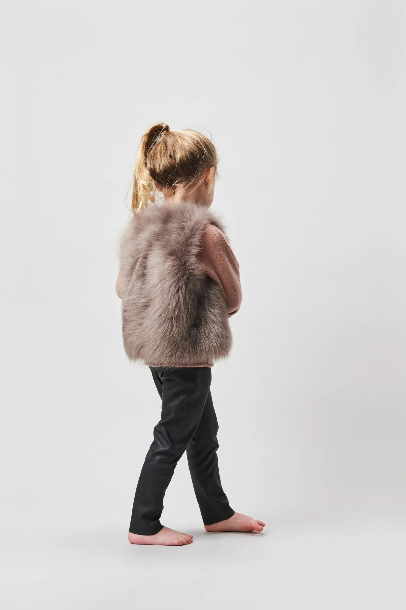 Belle Enfant Mink Shearling Gilet