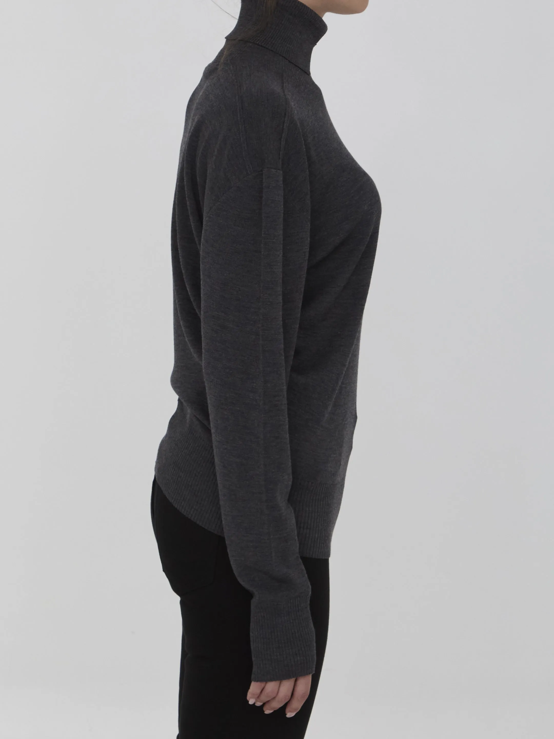 Burberry Gray Wool Jumper Sweater