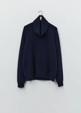 Cashmere Boyfriend High Neck Sweater
