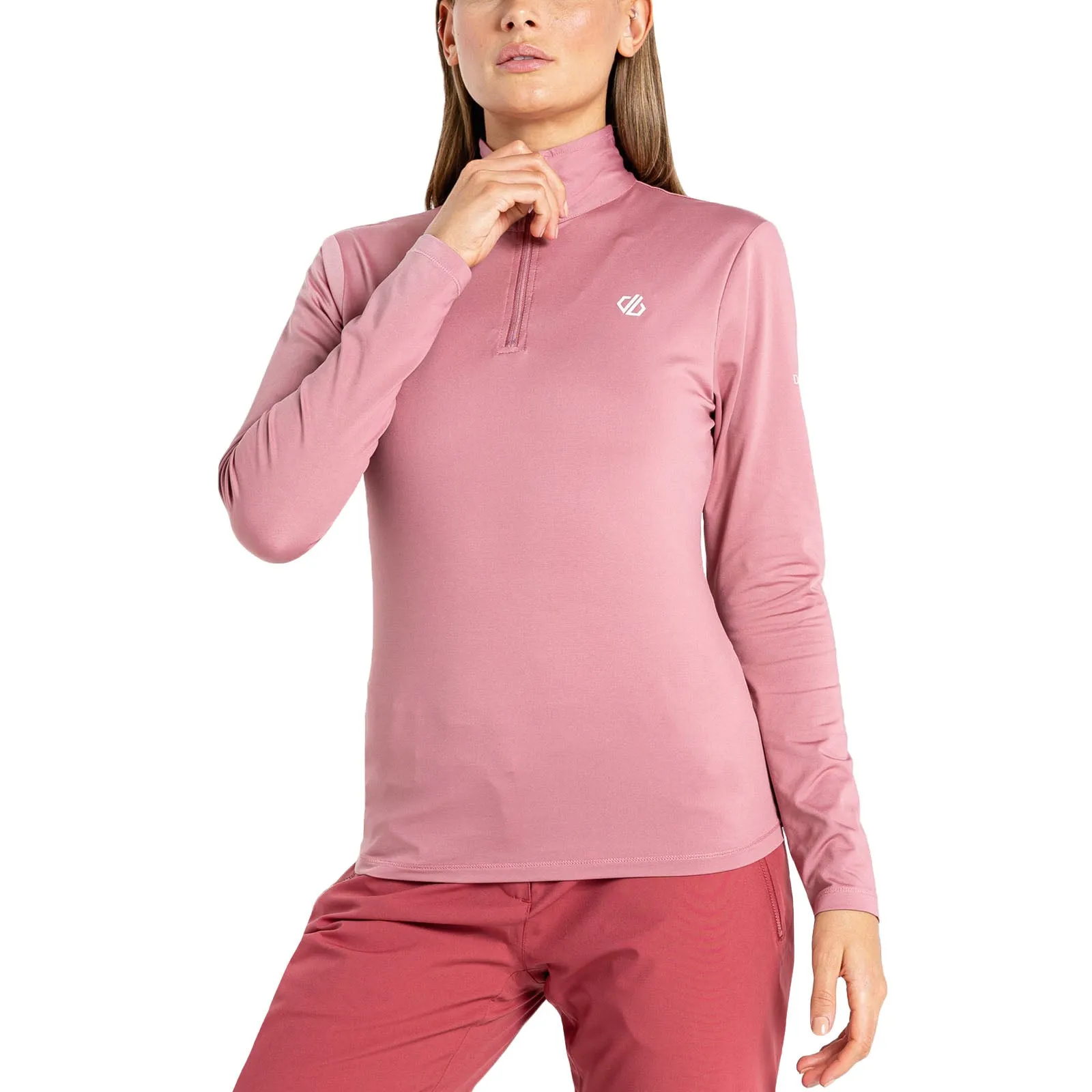 Dare 2b Womens Lowline 1/4 Zip Midlayer - Pink