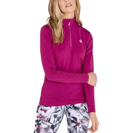 Dare 2b Womens Lowline 1/4 Zip Midlayer - Pink