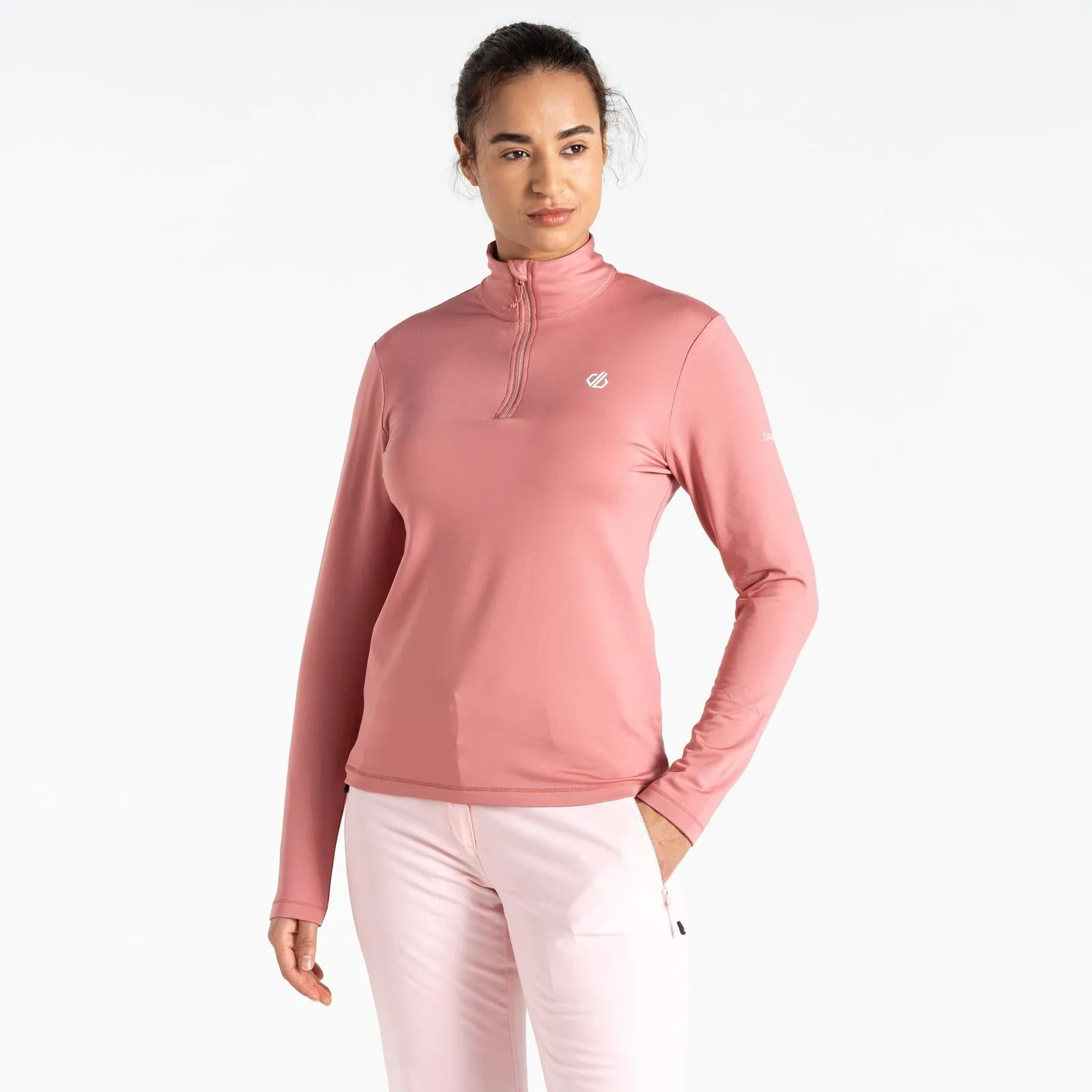 Dare 2b Womens Lowline 1/4 Zip Midlayer - Pink