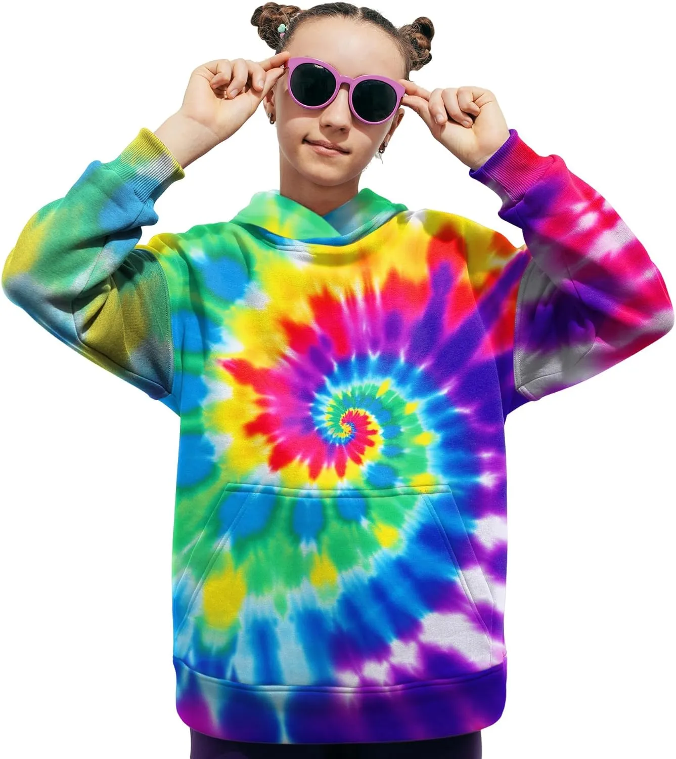 Hoodies for Boys Girls Kids, Novelty 3D Print Hooded Long Sleeve Hoody Sweatshirt with Pocket for Teens