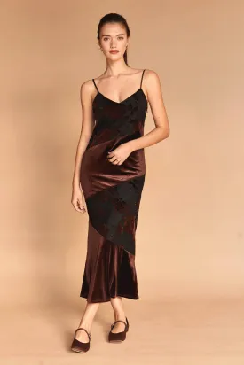 Janice Velvet Midi Dress
