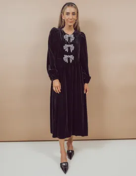 Jena Velvet Midi Dress