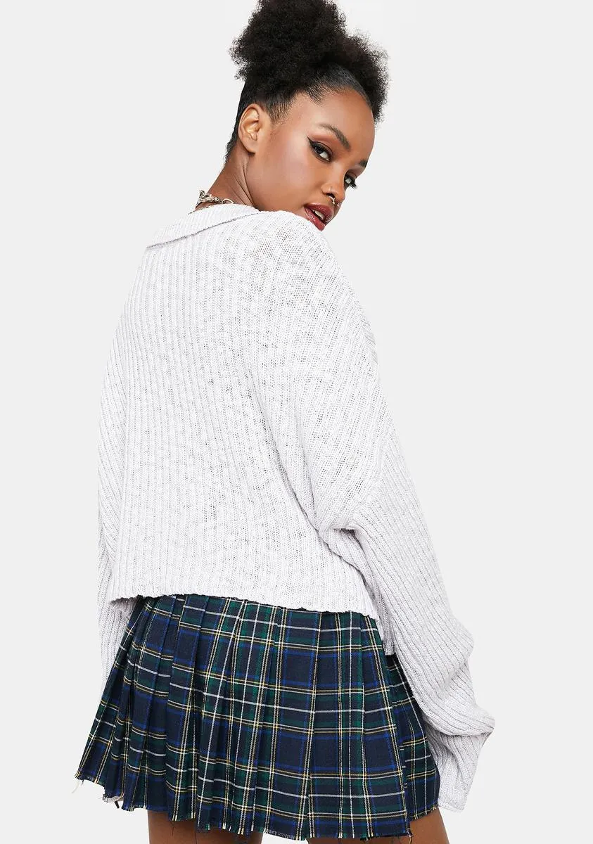 Kind Of Something Collared Sweater