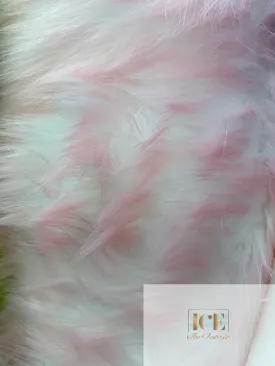 Light Pink Canadian Fox Fake Animal Faux Fur Fabric