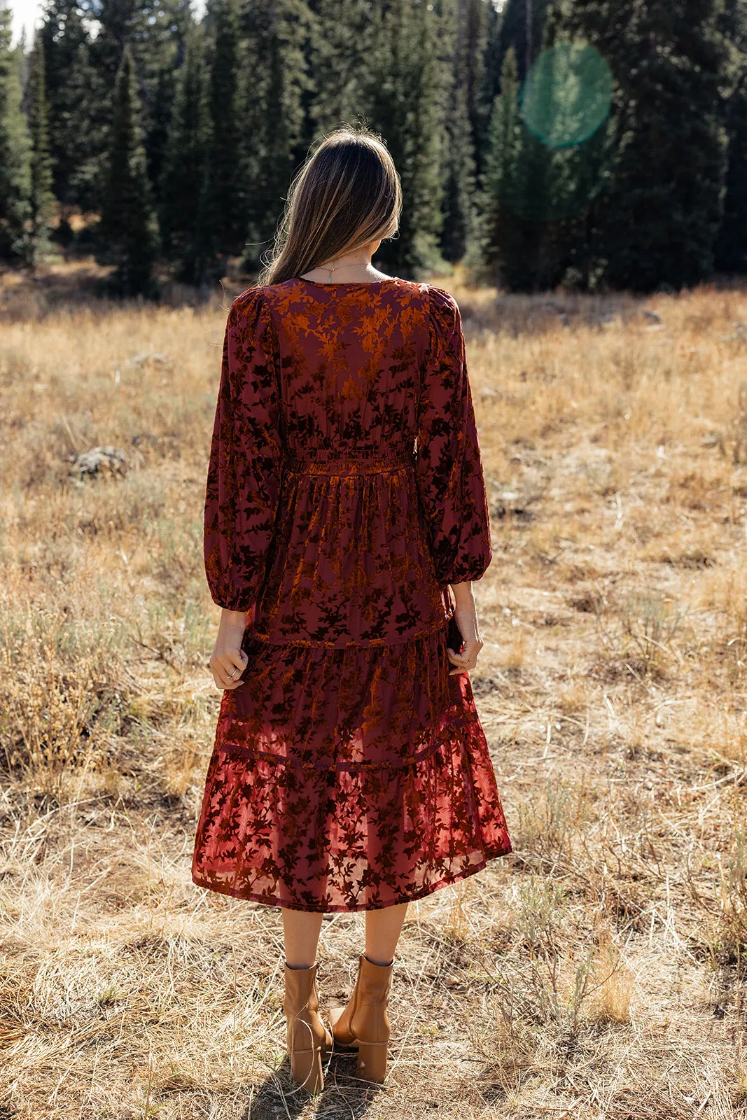 Love Will Win Velvet Midi