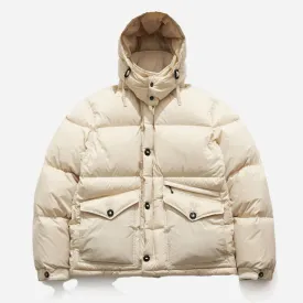 MK3 HOODED DOWN JUMPER JACKET - CREAM