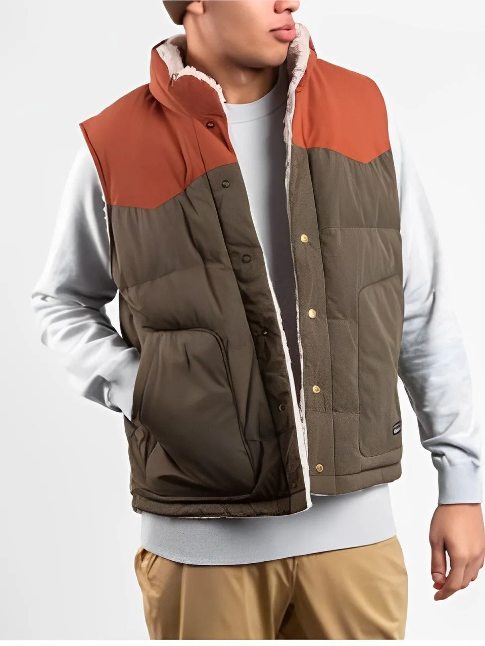Noah Nobody Wants This 2024 Adam Brody Faux Shearling Vest