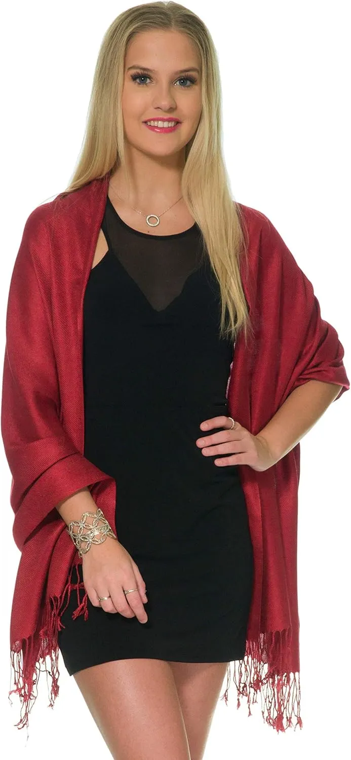 Pashmina Shawls and Wraps for Evening Dresses, Large Soft Pashminas Wedding Shawl