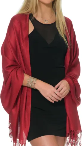Pashmina Shawls and Wraps for Evening Dresses, Large Soft Pashminas Wedding Shawl