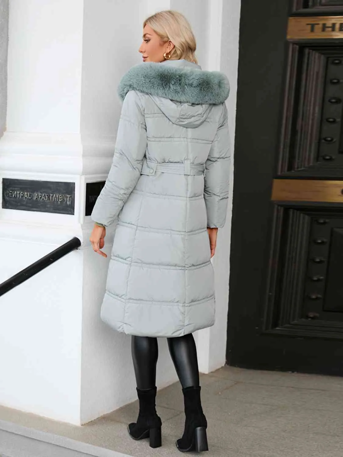 TastyHottie - Longline Hooded Winter Coat with Pockets