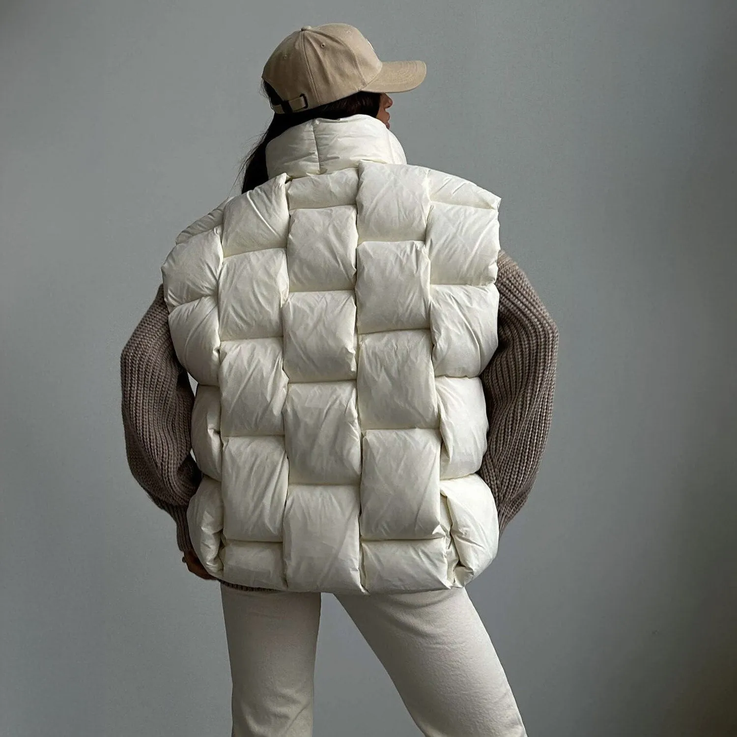 WHITE Puffer VEST
